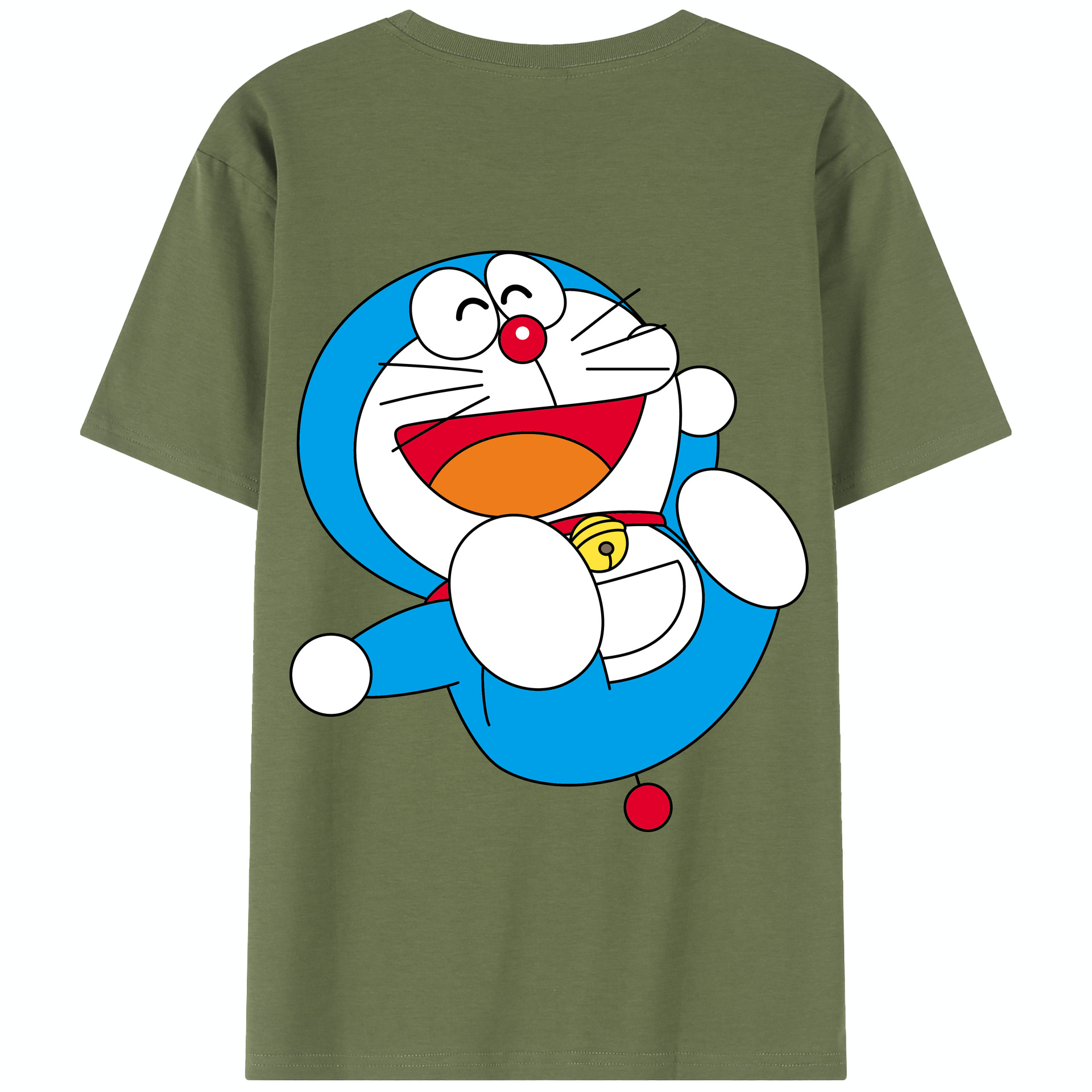 （画像用） ドラえもん Doraemon 綿100％半袖Tシャツ（背面プリント）
